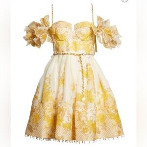 ZIMMERMANN postcard mini dress